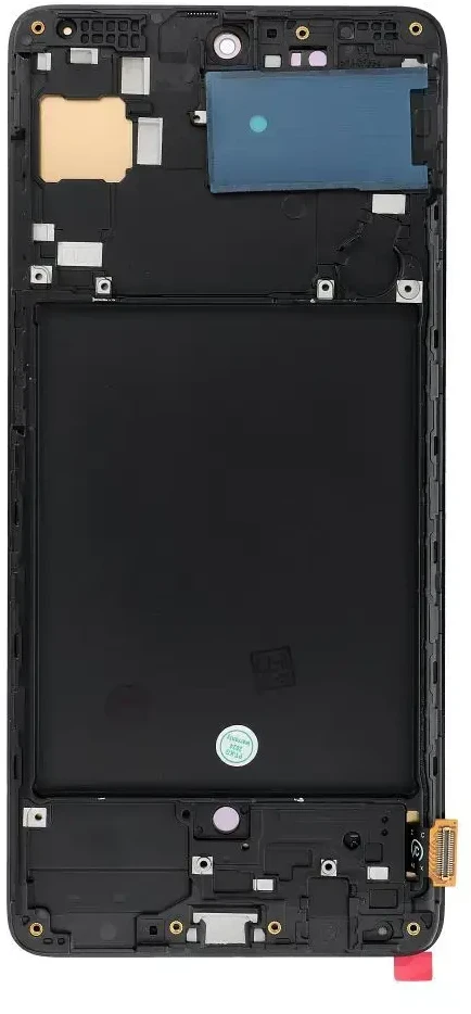 FixCell LCD ekranas, skirtas SAMSUNG A71 4G A715 OLED su rėmeliu