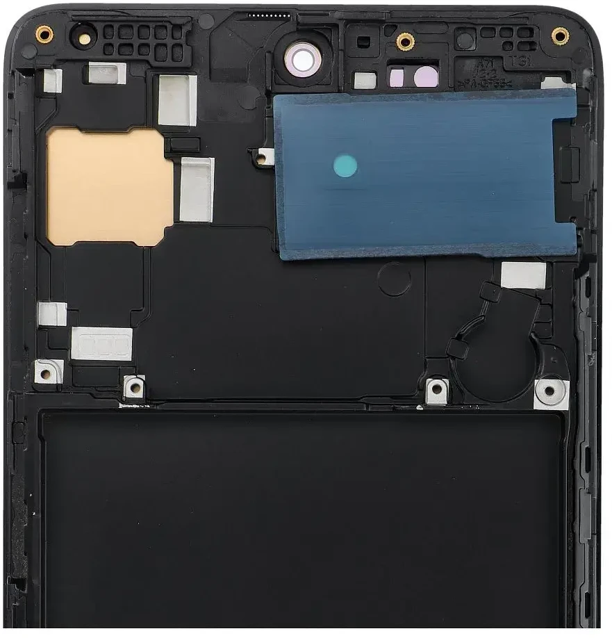 FixCell LCD ekranas, skirtas SAMSUNG A71 4G A715 OLED su rėmeliu