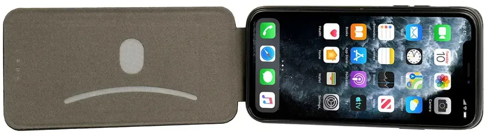 Flexi Vennus Elegance dėklas skirtas Motorola Edge 20 Pro 5G juodos spalvos