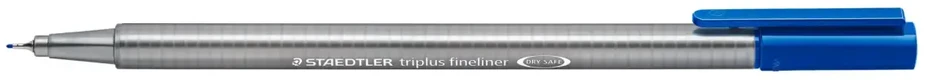 Vienkartinis rašiklis STAEDTLER TRIPLUS FINELINER 334, 0,3 mm, mėlyna