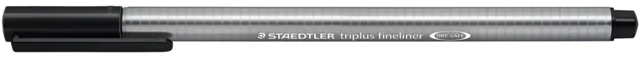 Vienkartinis rašiklis STAEDTLER TRIPLUS FINELINER 334, 0,3 mm, juoda