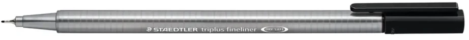 Vienkartinis rašiklis STAEDTLER TRIPLUS FINELINER 334, 0,3 mm, juoda
