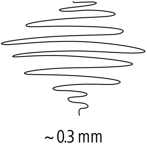 Spalvoti pasteliniai rašikliai STAEDTLER, 0,3 mm, 6 vnt.