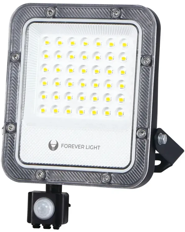 „Telforceone“ LED prožektorius PROXIM+ 30W 4000K 4500lm PIR 230V IP65 „Forever Light“ 150lm/W 5 metų garantija
