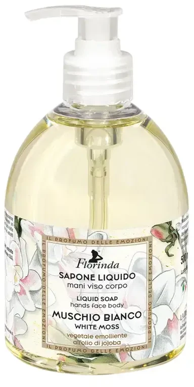 Florinda Baltas Moss Musk Hydrating & Cleansing Liquid Soap Hands & Body, 500 ml