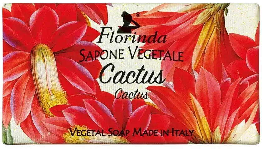Florinda, Cactus, Vegan, Cleansing & Hydrating, Scented Soap Bar , 100 g