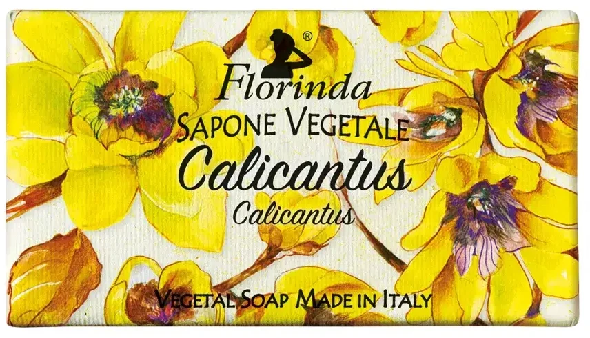 Florinda Calicantus veganiškas drėkinantis kvapus muilas kūnui, 100 g