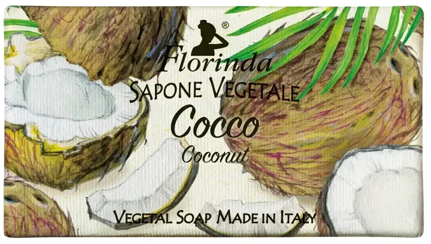 Florinda, Cocco, Vegan, Cleansing & Hydrating, Scented Soap Bar , 100 g
