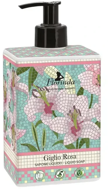 Florinda Giglio Rosa Hydrating Liquid Soap, 500 ml