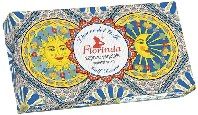 Florinda, Gulf Lemon, Vegan, Hydrating, Scented Soap Bar , Body, 100 g