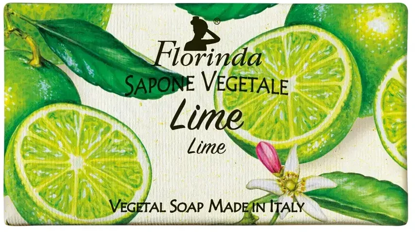 La Dispensa Florinda muilas augalinis, rankų darbo, parfumuotas, Laimo aromato, 100 g