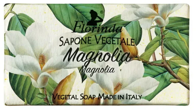 Florinda Magnolia veganiškas valomasis ir drėkinamasis kvapusis muilas, 100 g