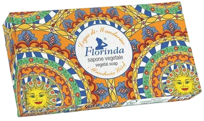 Florinda, Mandarin Wood, Vegan, Hydrating, Scented Soap Bar , Body, 100 g
