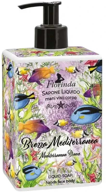 Florinda Mediterranean Breeze Hydrating Liquid Soap Hands & Face & Body, 500 ml
