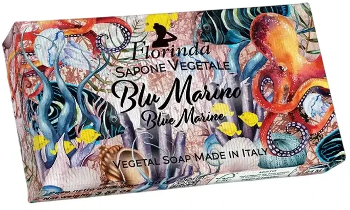 Florinda Mėlyna Marine Vegan Hydrating Scented Soap Bar Body, 100 g