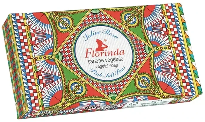 Florinda, Rožinė Salt Pan, Vegan, Hydrating, Scented Soap Bar , Body, 100 g