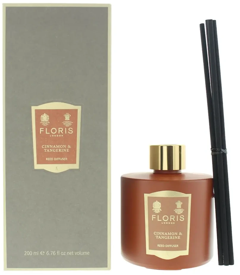 Floris Of London Cinnamon & Tangerine Reed Aroma Reed Diffuser Brown, 200 ml