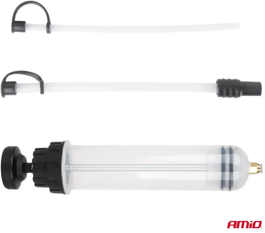 Skysčių ir alyvos ištraukimo švirkštas 200 ml AMIO-03156