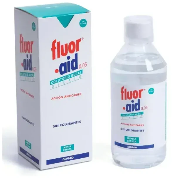 Fluor Aid 0,05 kasdienis burnos skalavimo skystis 500ml