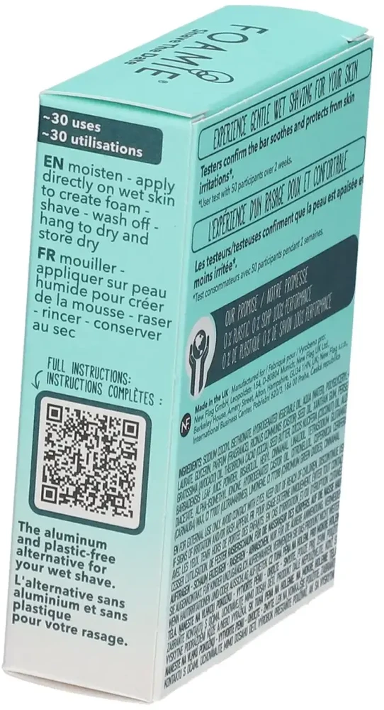 Foamie „Fomaie“ kietos skutimosi putos su „Aloe You Very Much“ (kūno skutimosi lazdelė) 70 g