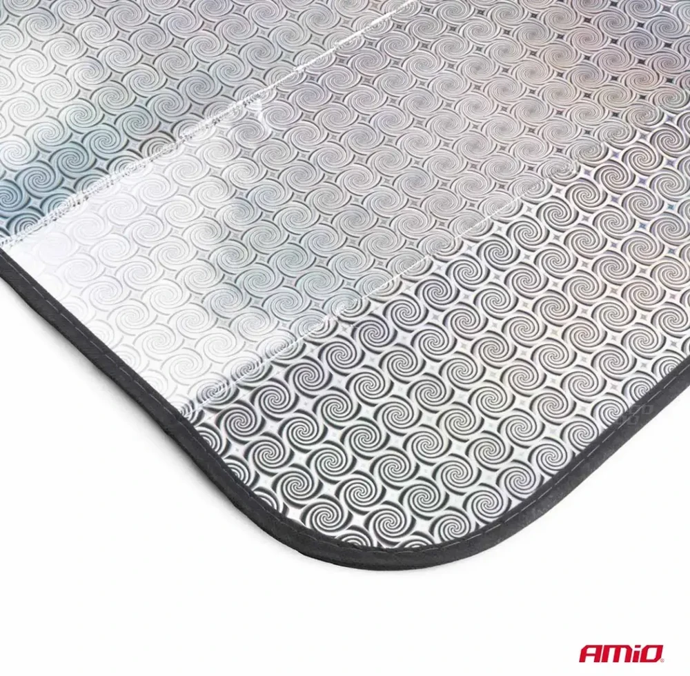 Sulankstoma saulės uždanga automobiliui 145x70 cm AMIO-04374