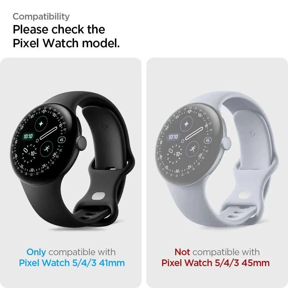 „Spigen EliteShield EZ Fit 2“ pakuotė – „Google Pixel Watch 4/3“ (41 mm)