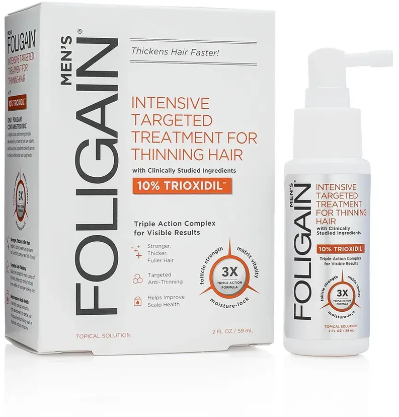 Foligain Trigubo poveikio serumas nuo plaukų slinkimo (formulė plonėjantiems plaukams) 59 ml