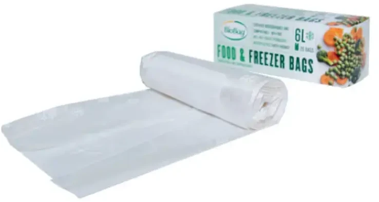 BioBag kompostuojami maisto šaldikliai maišeliai 6L 24x50cm