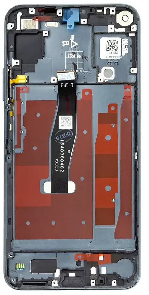 For_Honor LCD Ekranas + Touch Unit + Front Cover Honor 20 Juodas