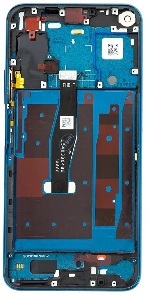 For_Honor LCD Ekranas + Touch Unit + Front Cover Honor 20 Pro Mėlyna