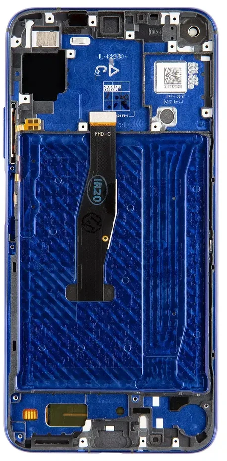 Dėklas For_Huawei LCD Ekranas + Touch Unit + Front Cover Huawei Nova 5T Mėlyna