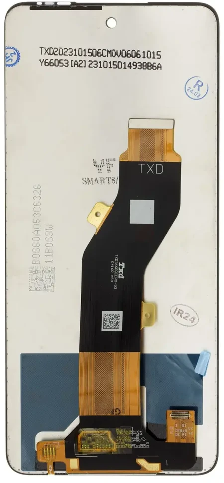 For_Infinix/Tecno LCD Ekranas + Touch Unit Infinix Hot 40i/Smart 8/8 HD/Tecno Spark 20c (TXD versija) Juodas