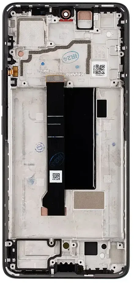 For_Poco LCD Ekranas + Touch Unit + Front Cover for Poco X6 5G Juodas