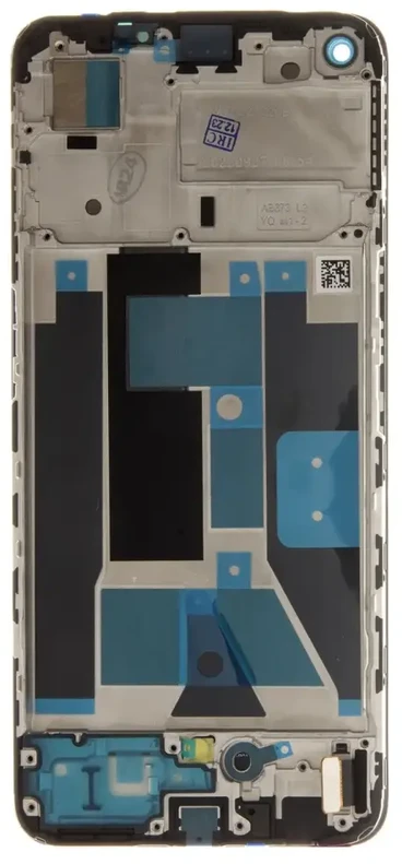 LCD ekranas + jutiklinis blokas + priekinis dangtelis, skirtas Realme 9