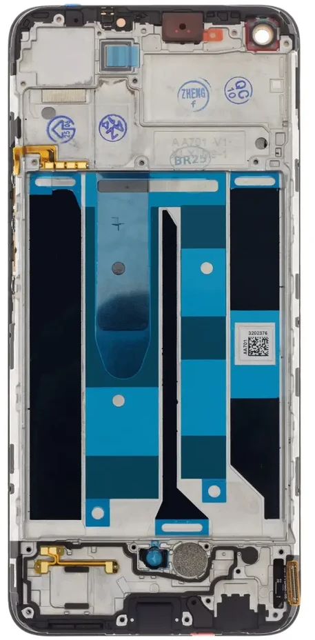 LCD ekranas + jutiklinis įrenginys + priekinis dangtelis, skirtas „Realme 8“ (TFT)