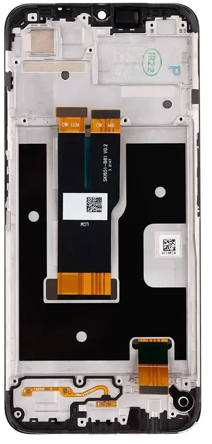 Dėklas LCD ekranas + jutiklinis blokas + priekinis dangtelis, skirtas „Realme C31“
