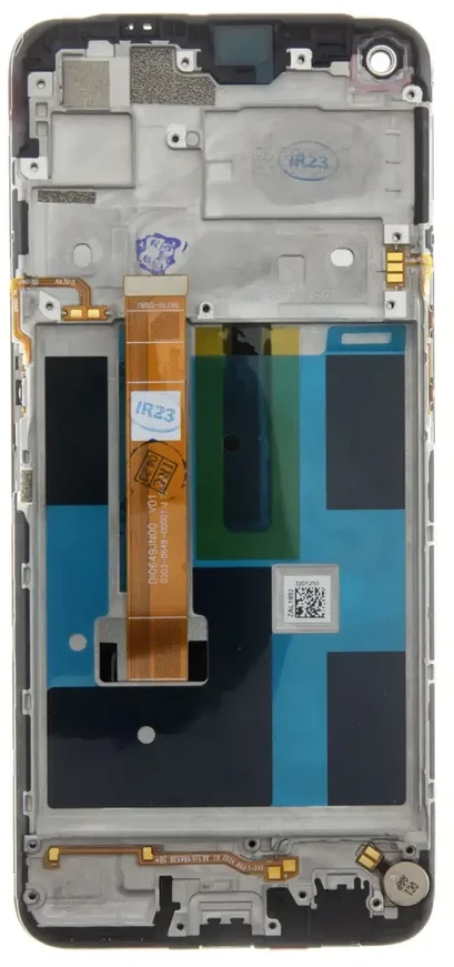 LCD ekranas + jutiklinis blokas + priekinis dangtelis, skirtas „Realme 7“
