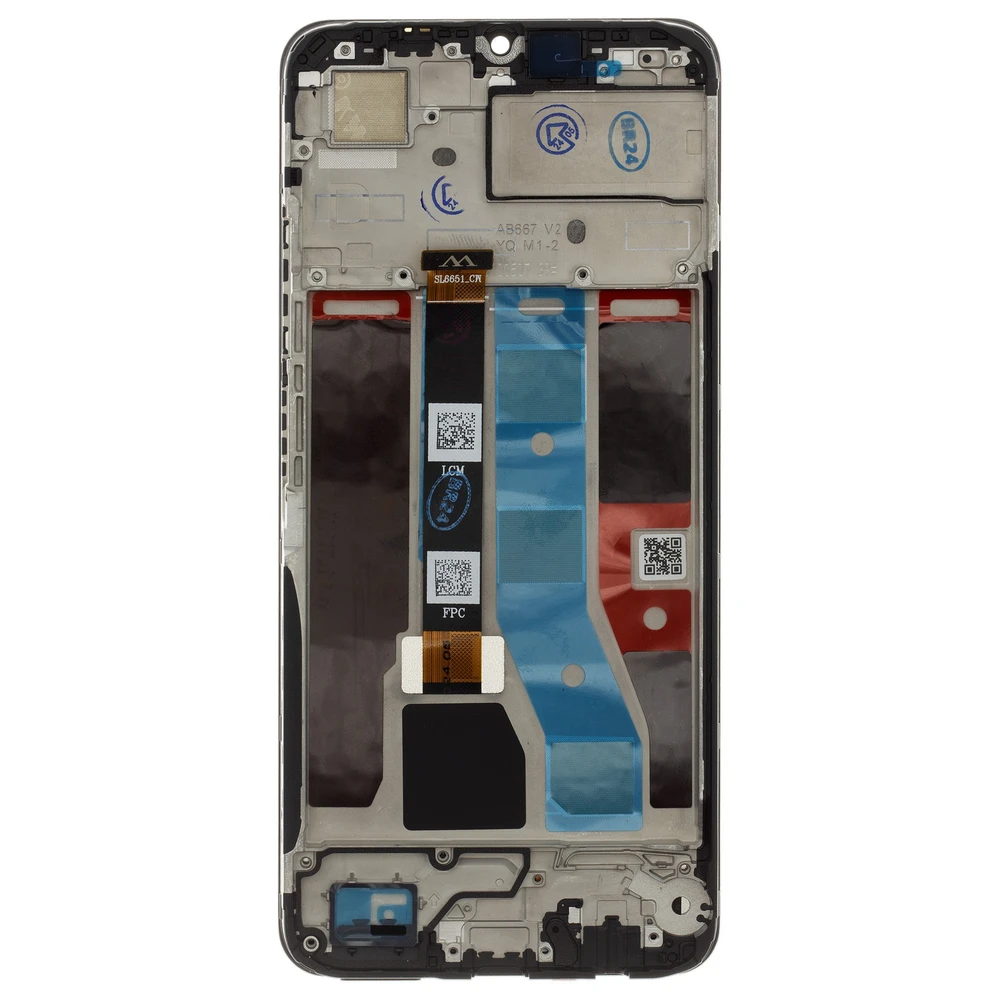 Dėklas LCD ekranas + jutiklinis blokas + priekinis dangtelis, skirtas „Realme Note 50“
