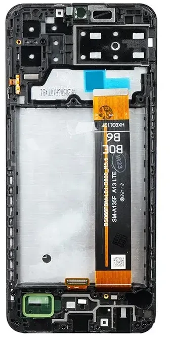 Dėklas For_Samsung LCD ekranas + Touch Unit + priekinis dangtelis Samsung A135F Galaxy A13 Juodas