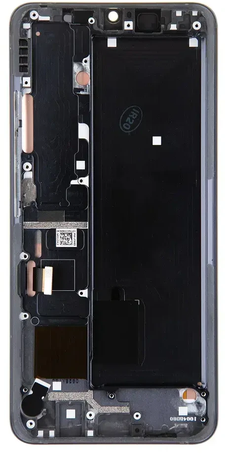 For_Xiaomi LCD Ekranas + Touch Unit + priekinis dangtelis skirtas Xiaomi Mi Note 10 Lite/10/10 Pro Juodas