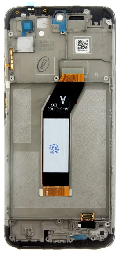 Dėklas For_Xiaomi LCD Ekranas + Touch Unit + priekinis dangtelis skirtas Xiaomi Redmi 10 2022 Juodas