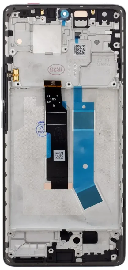 For_Xiaomi LCD Ekranas + Touch Unit + Front Cover for Xiaomi Redmi Note 14 Pro 4G Midnight Juodas