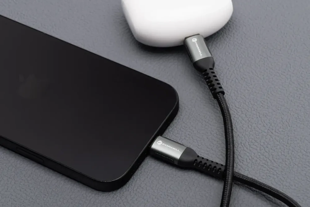 USB C į USB C laidas Forcell F-Energy QC4.0 PD 5A 240W Cafule 2 m C263 juodas