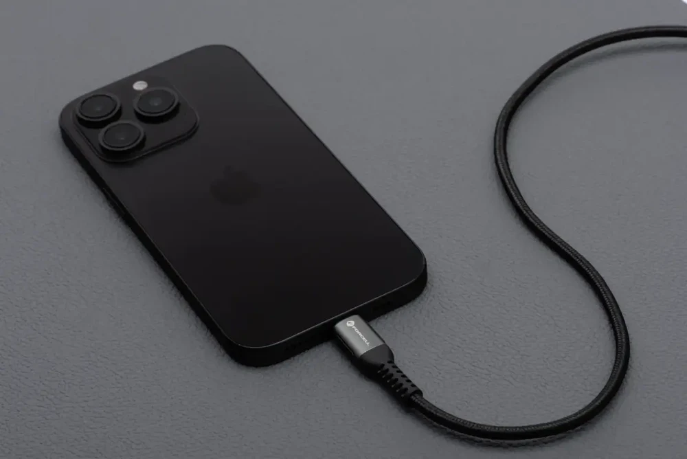 USB C į USB C laidas Forcell F-Energy QC4.0 PD 5A 240W Cafule 2 m C263 juodas