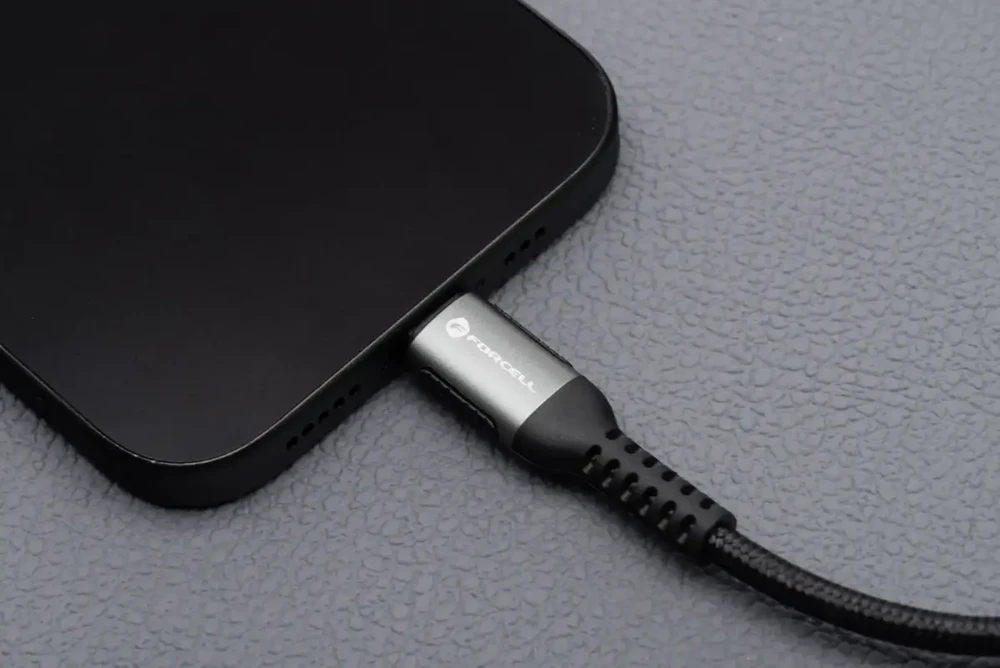 USB C į USB C laidas Forcell F-Energy QC4.0 PD 5A 240W Cafule 2 m C263 juodas