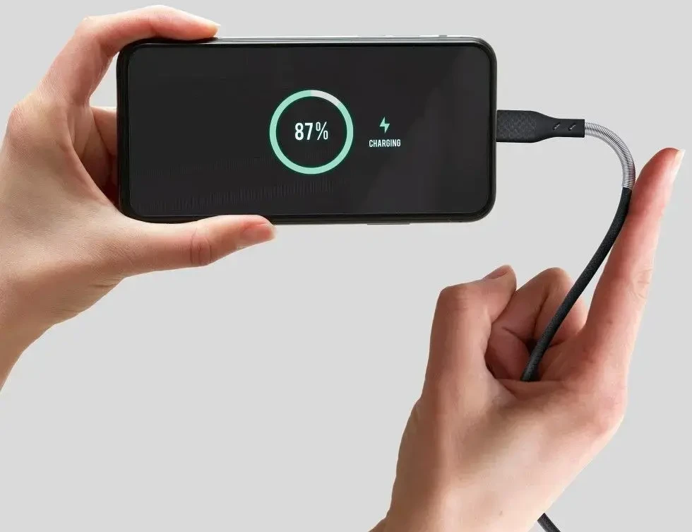 USB C į USB C laidas Forcell F-Energy QC4.0 PD 5A 240W Carbon 1 m CB-05C juodas