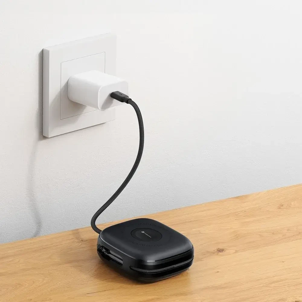 FORCELL F-ENERGY F10K5 maitinimo blokas, suderinamas su MagSafe PD3.1 QC3.0 3A 22,5W 10000 mAh juodas