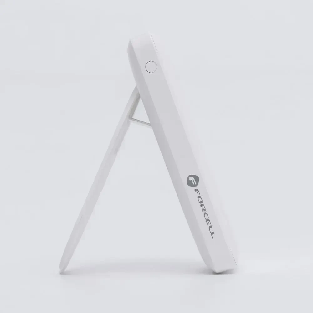 Nešiojamoji baterija, suderinama su „MagSafe Forcell F-Energy MagStand F10K2 QC3.0 PD 5A 20W 10000 mAh baltas“