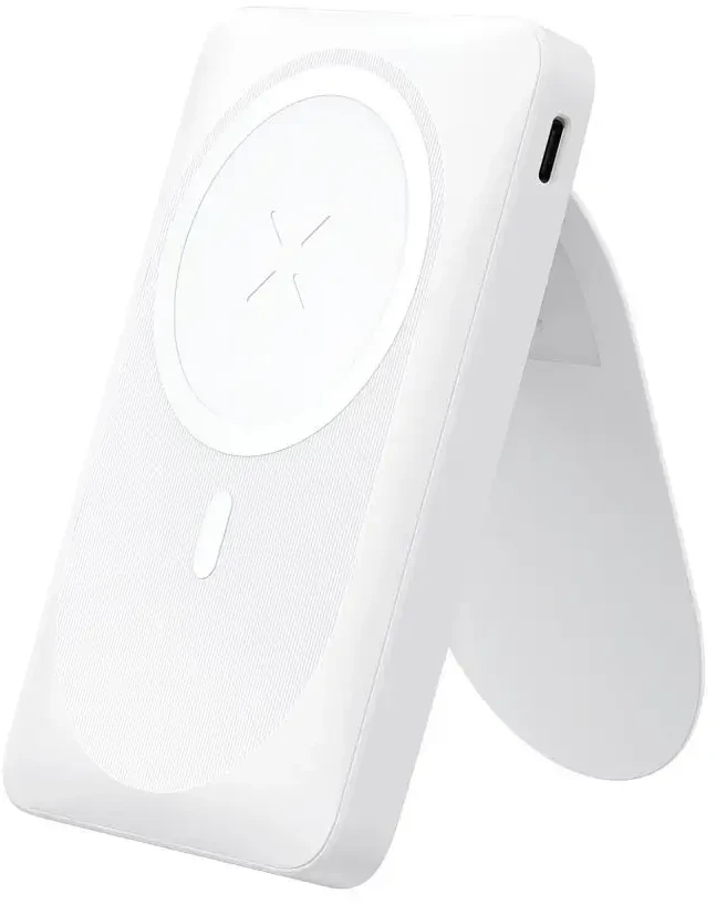 Nešiojamoji baterija, suderinama su „MagSafe Forcell F-Energy MagStand F10K2 QC3.0 PD 5A 20W 10000 mAh baltas“