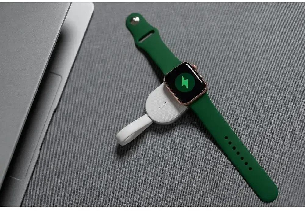 FORCELL F-ENERGY Mini Power Watch Powerbank 1A 2,5W 1200 mAh baltas